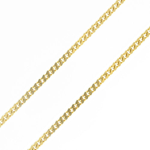 Collier Chaine or gourmette limée 58 Facettes 14-256