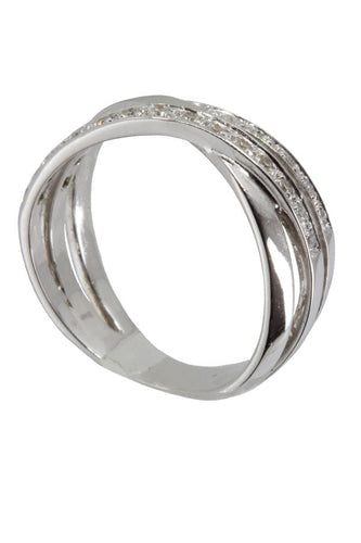 Bague 51 Bague moderne diamants 58 Facettes 038341-1