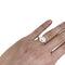 Bague 53 Bague en or blanc, diamants. 58 Facettes 29551
