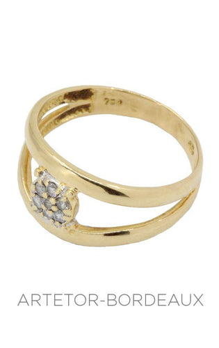 Bague 53 Bague moderne diamants 58 Facettes 34701
