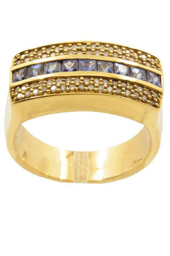 Bague 58 Bague saphirs et diamants 58 Facettes 7581