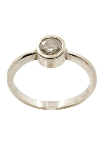 Bague 55 Solitaire moderne 0.56 carat 58 Facettes 1451