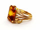 Bague 59 Bague Or jaune Citrine 58 Facettes 1126570CN