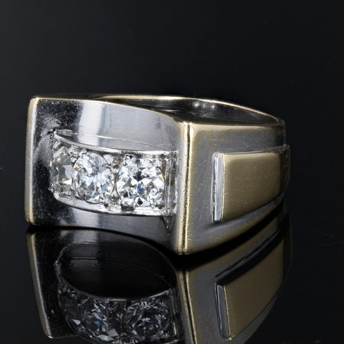 Bague 52 Bague art déco diamants 2 ors 58 Facettes 20-599-50