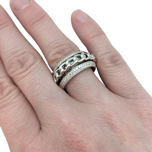 Bague 54 Bague Piaget,"Possession", or blanc, diamants. 58 Facettes 29210
