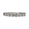 Bague 53 Alliance demi-tour or blanc, diamants. 58 Facettes 30365