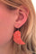 Boucles d'oreilles Boucles d'oreilles "Ailes" en or jaune, corail. 58 Facettes 23618