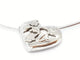 Collier Van der Bauwede Collier Lierre Or blanc Diamant 58 Facettes 00024GD