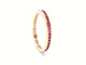 Bague 55 Bague Alliance Or jaune Rubis 58 Facettes 06276CD