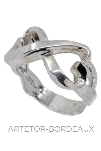 Bague 53 Bague Tiffany "Loving Hearth" de Paloma Picasso 58 Facettes 31941