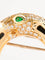 Broche Cartier - Broche Panthère, or jaune, diamants et émeraudes 58 Facettes