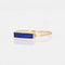 Bague 53 Bague or jaune lapis lazuli 58 Facettes 21-377B-53