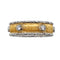 Bague 52 Alliance Buccellati 2 ors 750/000, modèle "Fusi", diamants. 58 Facettes 30247
