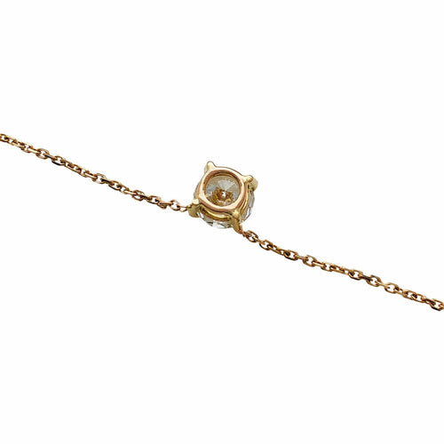 Collier Collier solitaire diamant 1,04 carat en or rose. 58 Facettes 30422
