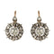 Boucles d'oreilles Boucles d'oreilles ancienne dormeuse or rose diamants 58 Facettes 17-042