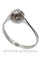 Bague 55 Solitaire ancien 58 Facettes 33241