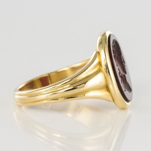 Bague 68 Bague ancienne homme intaille sur cornaline 58 Facettes 20-292-60