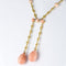 Collier Collier ancien négligé corail peau d'ange et diamants 58 Facettes 17-285