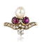 Bague 58 Bague ancienne duchesse rubis diamants et perle fine 58 Facettes 17-151-58-1