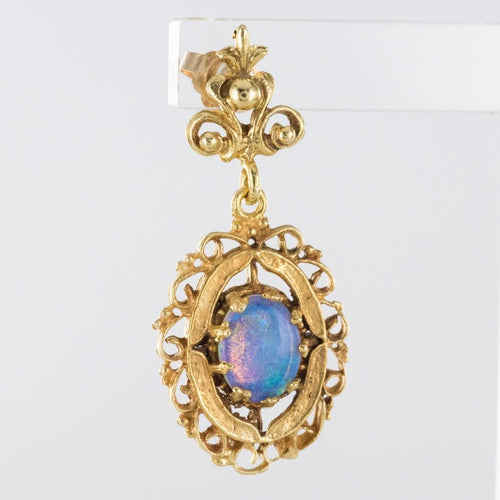 Boucles d'oreilles Boucles d'oreilles or opales 58 Facettes 19-181A