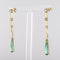 Boucles d'oreilles Pendants d'oreilles anciens diamants et tourmalines 58 Facettes AR0007461