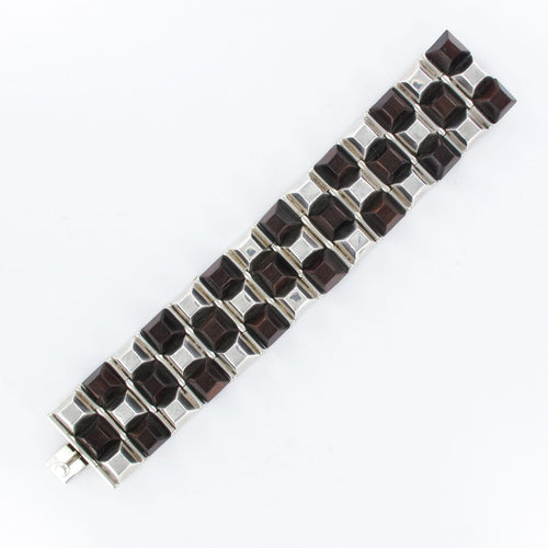 Bracelet Bracelet argent et bois de rose 58 Facettes 20-019