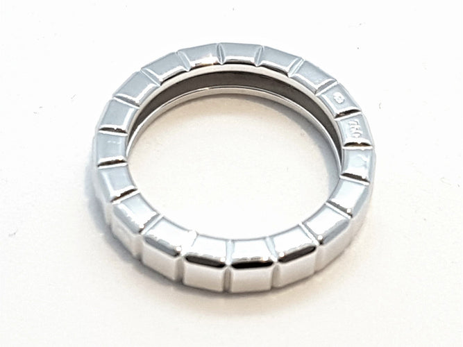 Bague 52 Chopard Bague Ice Cube Or blanc 58 Facettes 00531CN