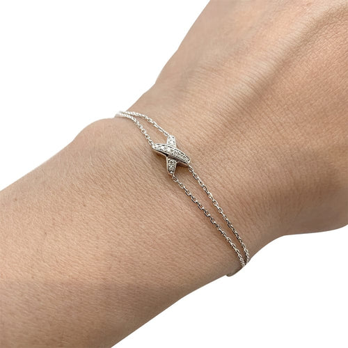 Bracelet Bracelet Chaumet, "Liens", or blanc, diamants. 58 Facettes 30366