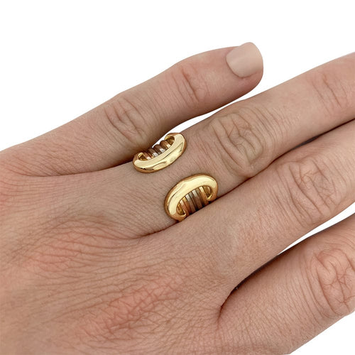 Bague 50 Bague Cartier "2C", 3 ors 58 Facettes 30389
