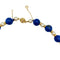 Collier Collier boules lapis lazuli, perles, intercalaires or jaune. 58 Facettes 30349