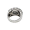Bague 51 Bague pavée de diamants en or blanc. 58 Facettes 30457