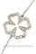 Bracelet Bracelet trèfle diamants 58 Facettes 5501