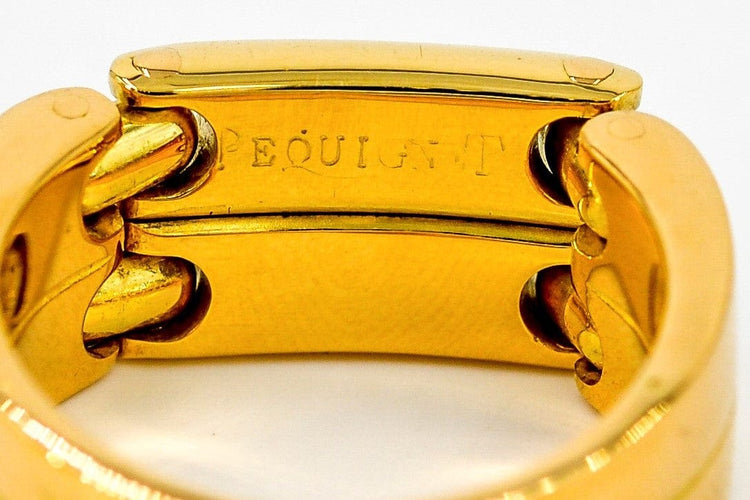 Bague 61 Pequignet Bague Or jaune Diamant 58 Facettes 00330CN