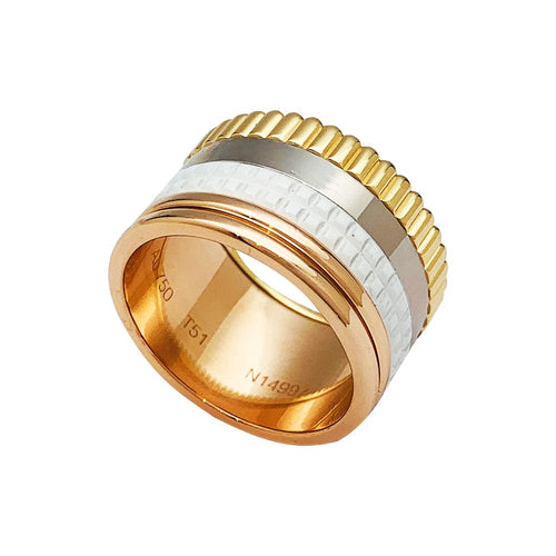 Bague 51 Bague Boucheron, "Quatre White Edition Large", trois ors, céramique blanche. 58 Facettes 30399