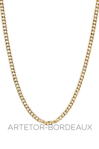 Collier Chaîne maille gourmette 58 Facettes 32051