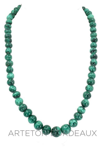 Collier Collier malachite en chute 58 Facettes 35511