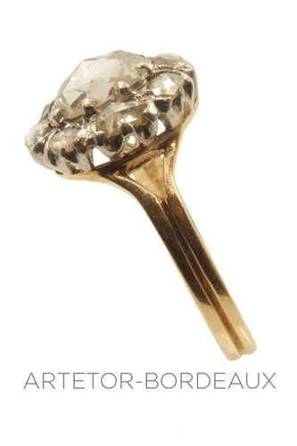 Bague Bague ancienne diamants 58 Facettes