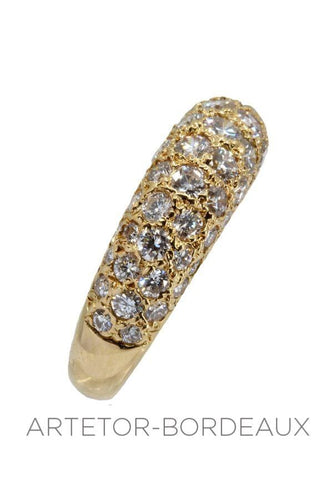Bague 53 Bague jonc diamants 58 Facettes 31081