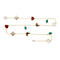 Collier Sautoir Van Cleef & Arpels "Lucky Alhambra" en or jaune et pierres dures. 58 Facettes 30604