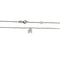 Collier Collier en or blanc diamant taille poire 1,09 carat. 58 Facettes 30493