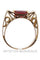Bague 55 Bague tank ajourée rubis 58 Facettes 30781