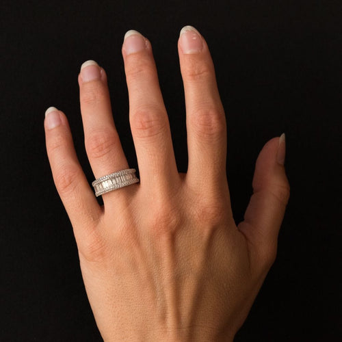 Bague 51 Bague Diamants baguettes 58 Facettes 09-010-2508506-53