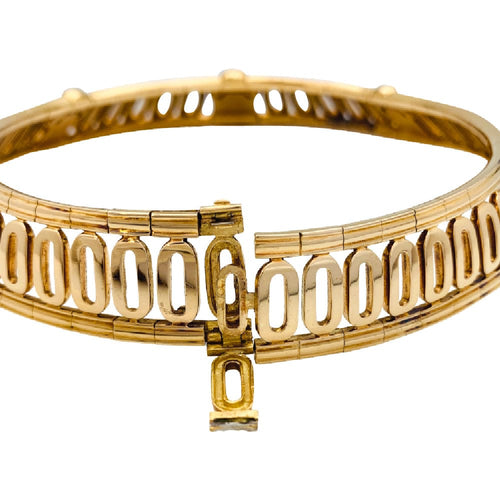 Collier Collier torque Cartier, "Scarabée", en or jaune. 58 Facettes 29929