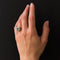Bague 59 Bague marguerite émeraude et diamants 58 Facettes 19-317-51
