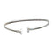 Bracelet Bracelet Tiffany "Wire Tiffany T" en or blanc. 58 Facettes 30097