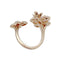 Bague 53 Bague Chaumet, Hortensia "Aube Rosée", or rose, diamants, saphir rose, opales roses. 58 Facettes 30367