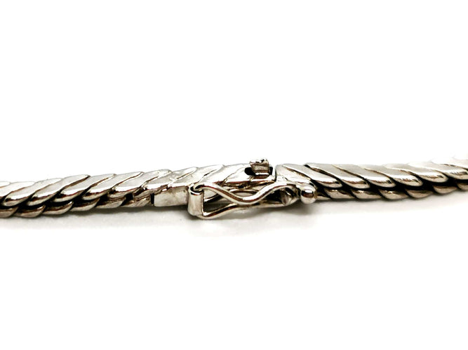 Collier Collier Vintage Or blanc Diamant 58 Facettes 1142144CN