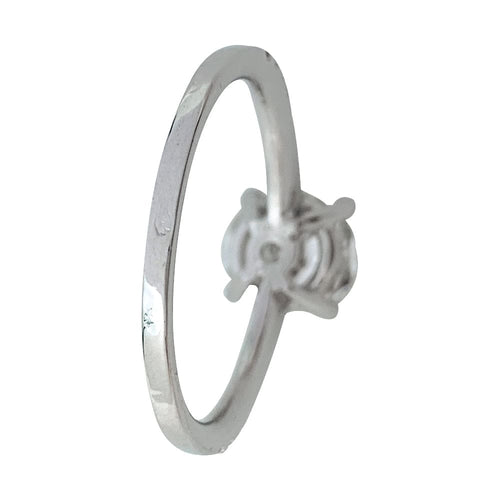 Bague 53 Bague solitaire en or blanc, diamant 1,89 carat. 58 Facettes 29860