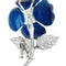 Broche Broche "Eglantine" Boucheron en or et platine, émail et diamants. 58 Facettes 29921