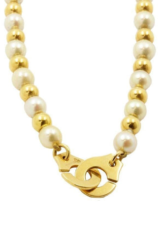 Collier Collier Dinh Van menottes 58 Facettes 1111